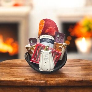 Kirkton House Harvest Throw, candle and Mug Set